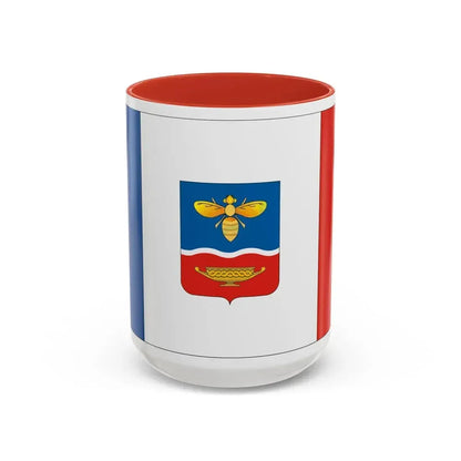 Flag of Simferopol Ukraine - Accent Coffee Mug 15oz Red - Go Mug Yourself