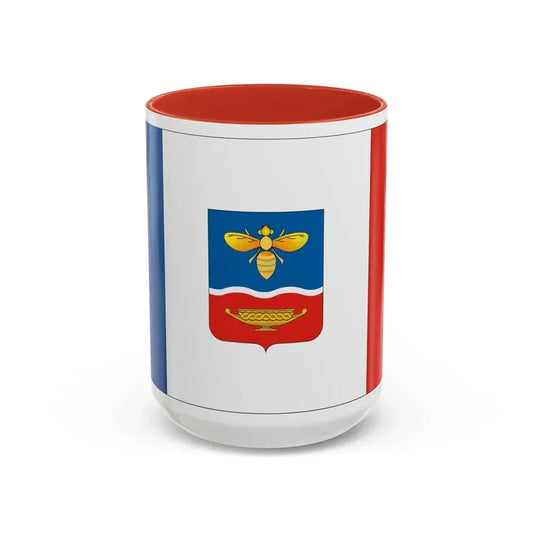 Flag of Simferopol Ukraine - Accent Coffee Mug 15oz Red - Go Mug Yourself