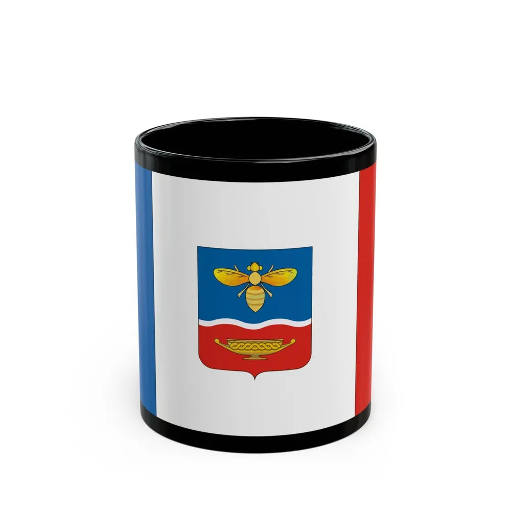 Flag of Simferopol Ukraine - Black Coffee Mug-11oz-Go Mug Yourself