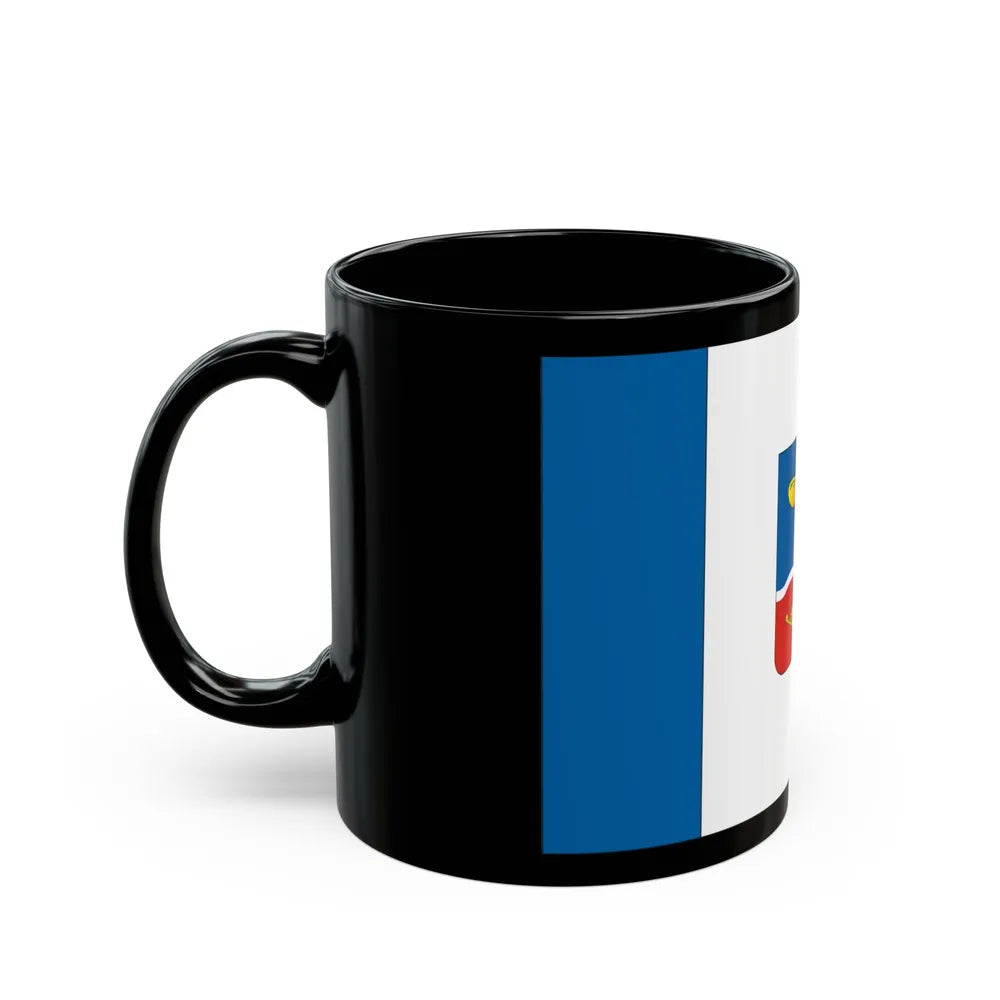 Flag of Simferopol Ukraine - Black Coffee Mug-Go Mug Yourself