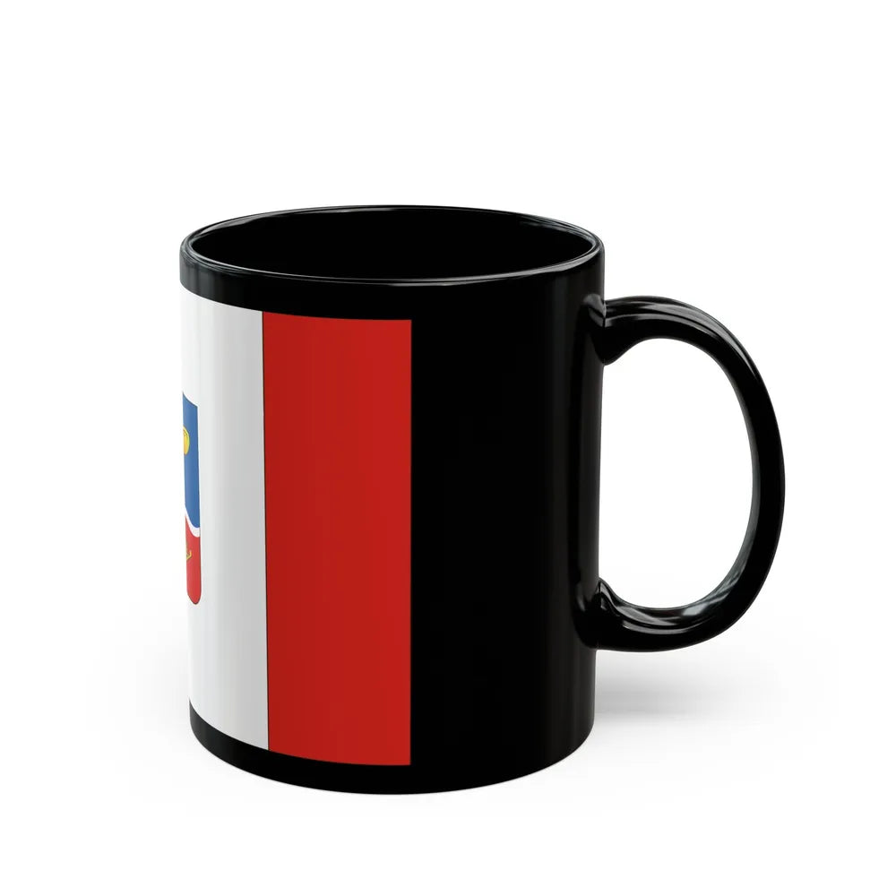 Flag of Simferopol Ukraine - Black Coffee Mug-Go Mug Yourself