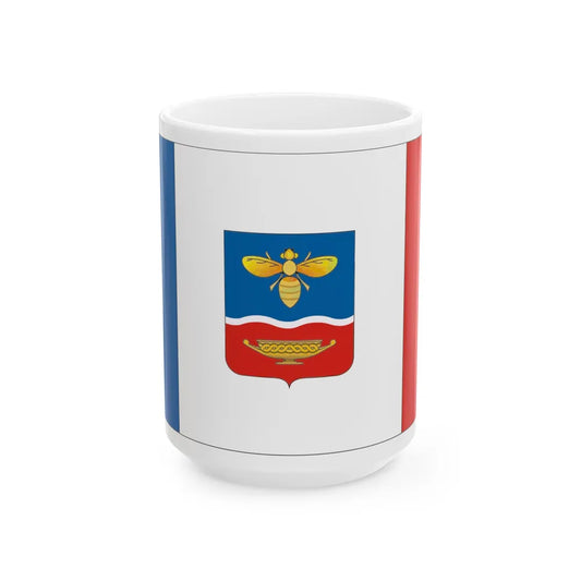 Flag of Simferopol Ukraine - White Coffee Mug-15oz-Go Mug Yourself