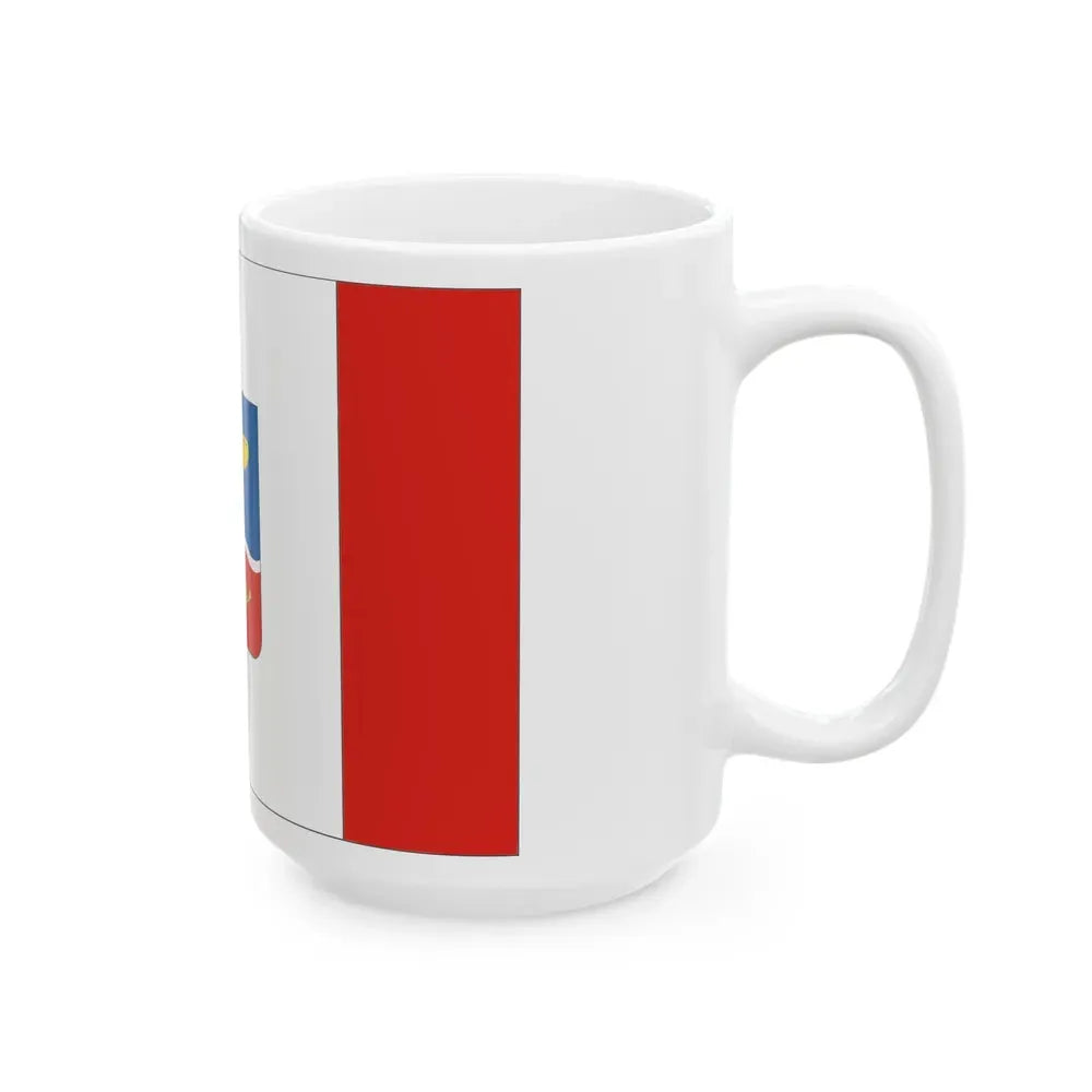 Flag of Simferopol Ukraine - White Coffee Mug - Go Mug Yourself