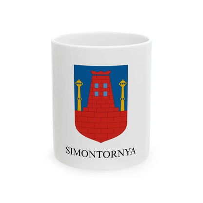 Flag of Simontornya (Hungary) White Coffee Mug 11oz - Go Mug Yourself