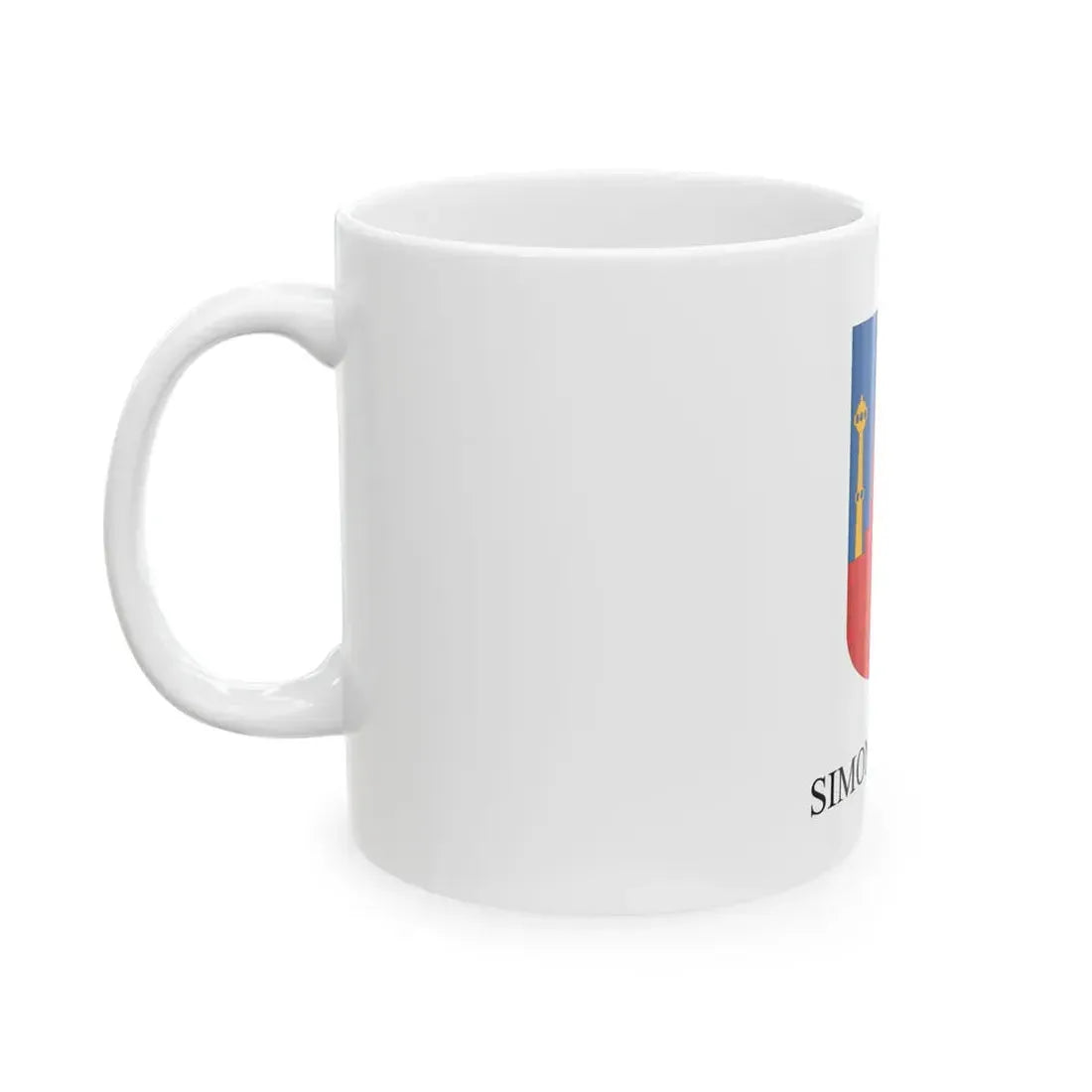 Flag of Simontornya (Hungary) White Coffee Mug - Go Mug Yourself