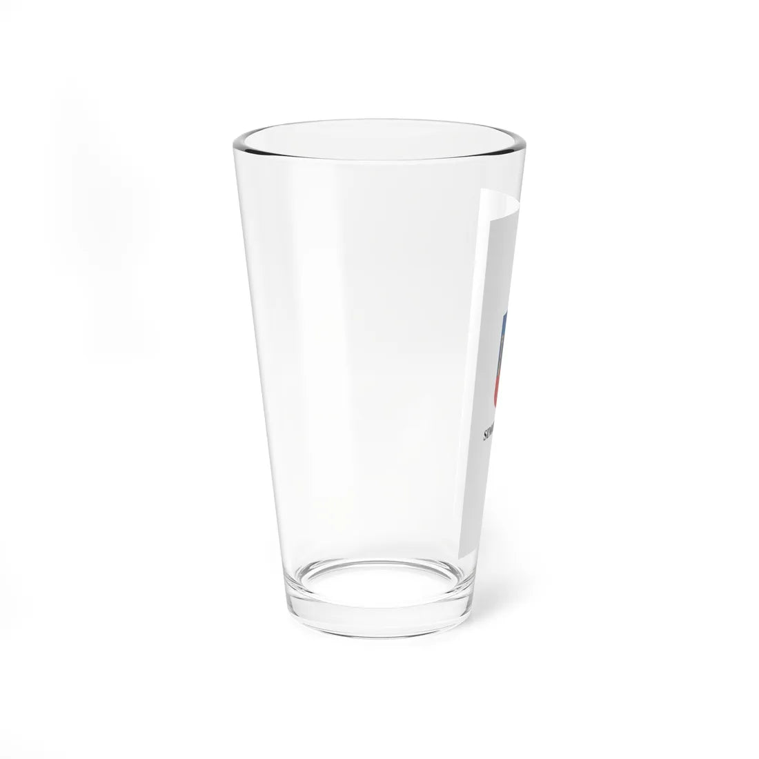 Flag of Simontornya vertical (Hungary) Pint Glass 16oz - Go Mug Yourself