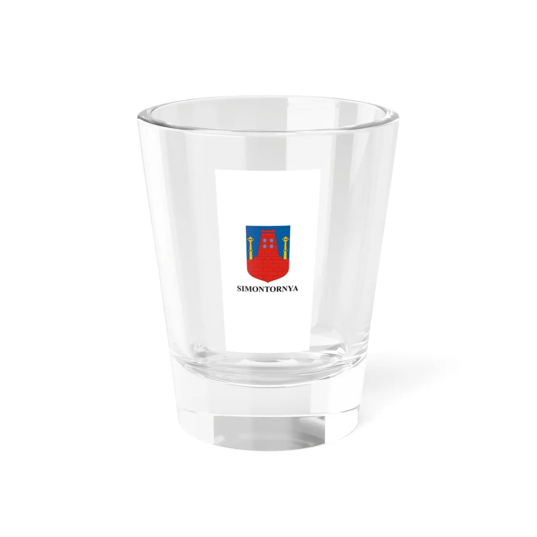 Flag of Simontornya vertical (Hungary) Shot Glass 1.5oz 1.5oz - Go Mug Yourself