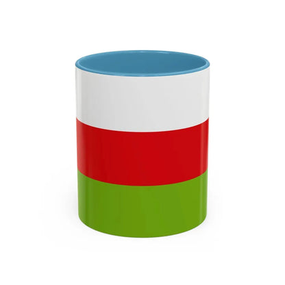 Flag of Sincelejo Colombia - Accent Coffee Mug 11oz Light Blue - Go Mug Yourself
