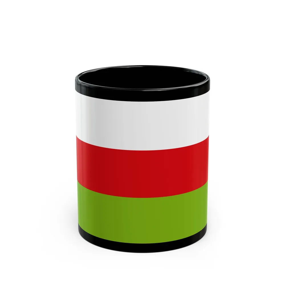 Flag of Sincelejo Colombia - Black Coffee Mug-11oz-Go Mug Yourself