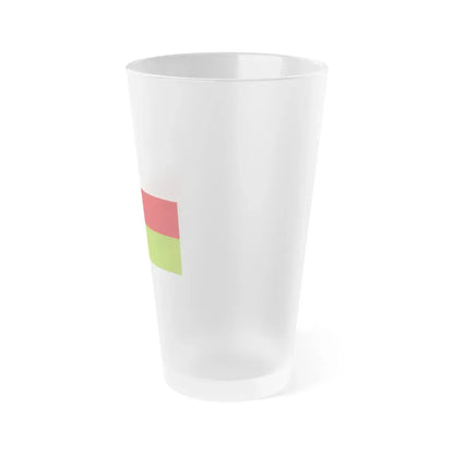 Flag of Sincelejo Colombia - Frosted Pint Glass 16oz - Go Mug Yourself