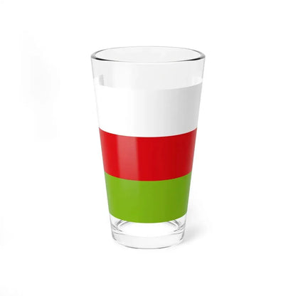 Flag of Sincelejo Colombia - Pint Glass 16oz 16oz - Go Mug Yourself