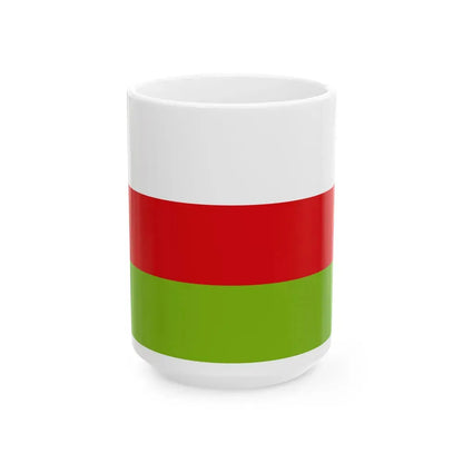 Flag of Sincelejo Colombia - White Coffee Mug 15oz - Go Mug Yourself