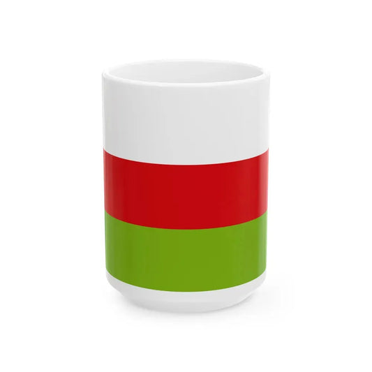 Flag of Sincelejo Colombia - White Coffee Mug 15oz - Go Mug Yourself