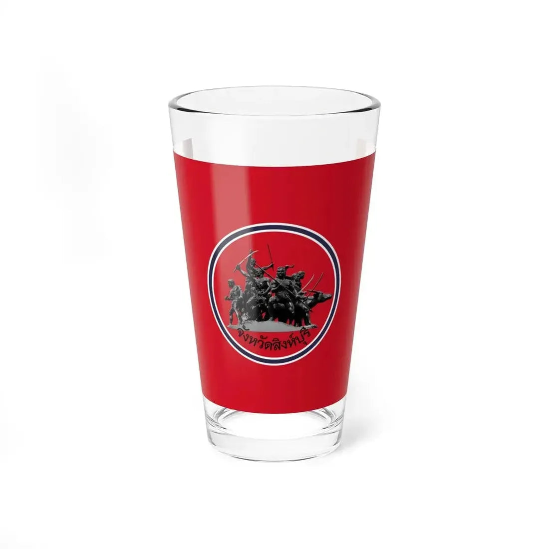Flag of Sing Buri Province Thailand - Pint Glass 16oz 16oz - Go Mug Yourself