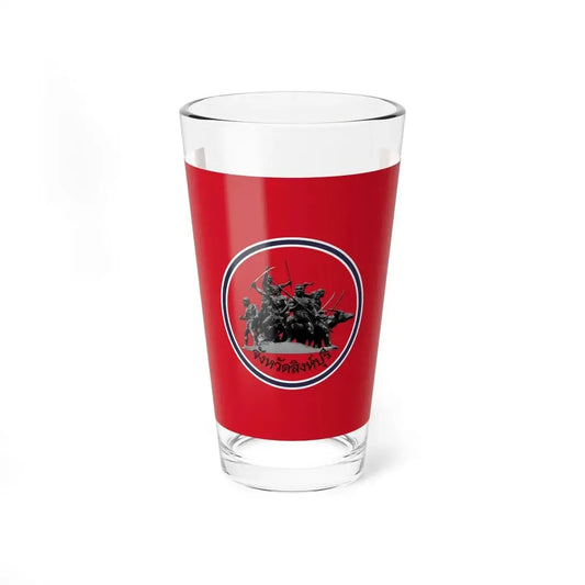 Flag of Sing Buri Province Thailand - Pint Glass 16oz 16oz - Go Mug Yourself
