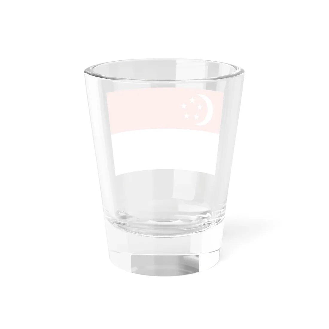 Flag of Singapore 1959-1963 (Singapore) Shot Glass 1.5oz - Go Mug Yourself