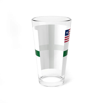 Flag of Sinoe County (Liberia) Pint Glass 16oz - Go Mug Yourself