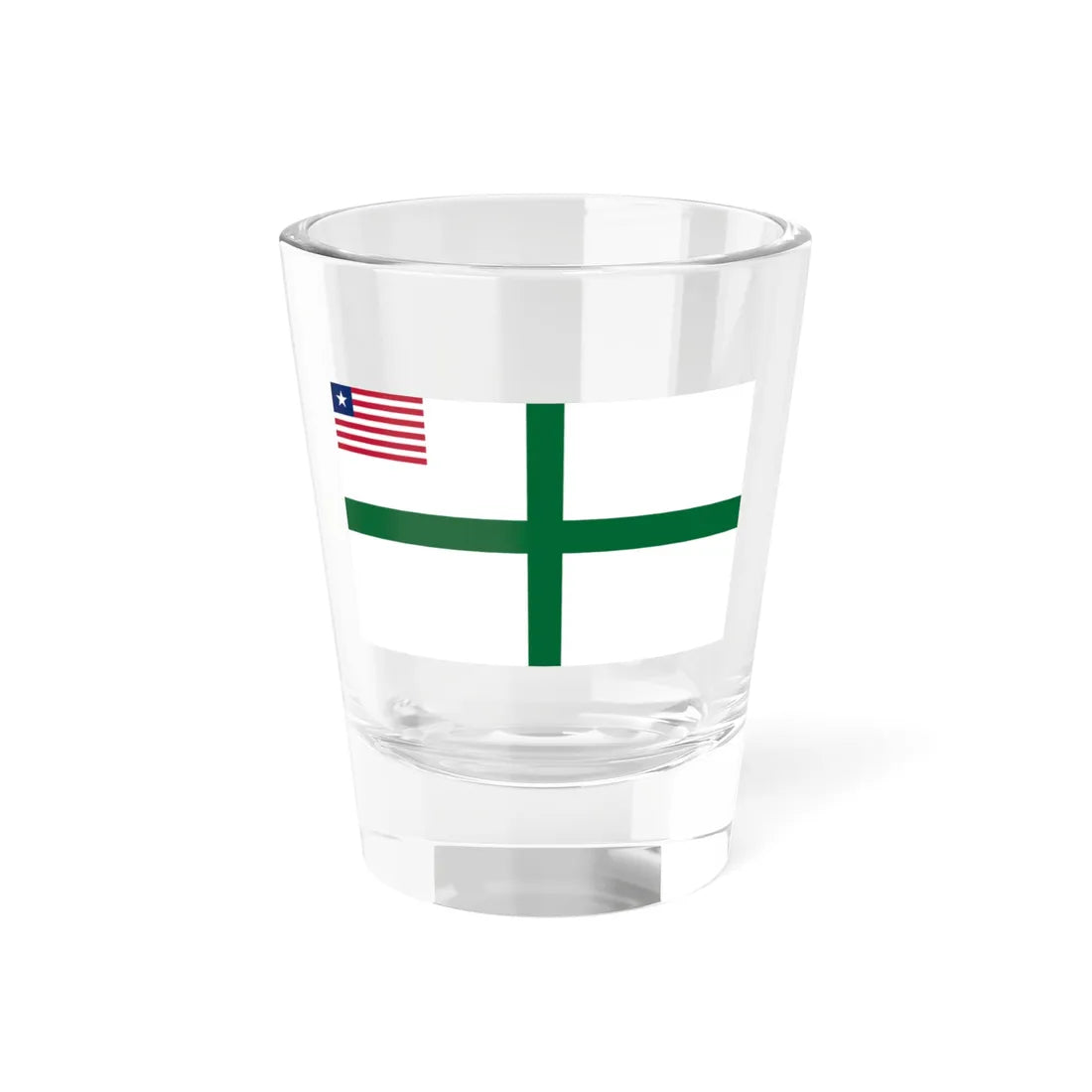 Flag of Sinoe County (Liberia) Shot Glass 1.5oz 1.5oz - Go Mug Yourself