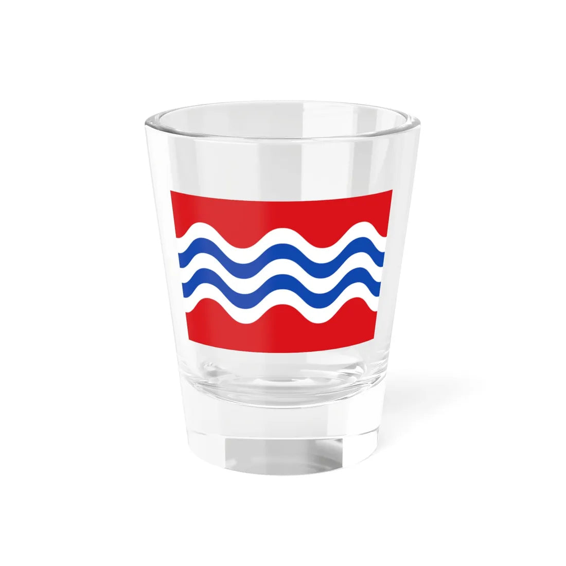 Flag of Sint-Laureins (Belgium) Shot Glass 1.5oz 1.5oz - Go Mug Yourself