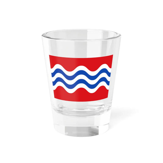 Flag of Sint-Laureins (Belgium) Shot Glass 1.5oz 1.5oz - Go Mug Yourself