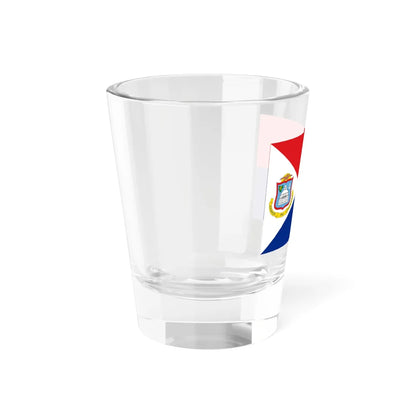 Flag of Sint Maarten (Netherlands) Shot Glass 1.5oz - Go Mug Yourself