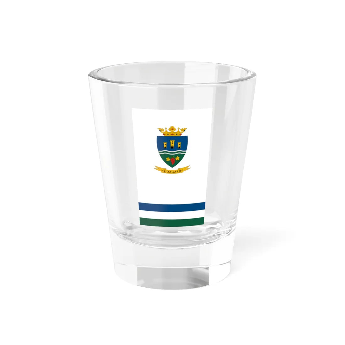 Flag of Sioagard (Hungary) Shot Glass 1.5oz 1.5oz - Go Mug Yourself