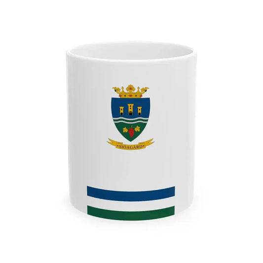 Flag of Sioagard (Hungary) White Coffee Mug 11oz - Go Mug Yourself