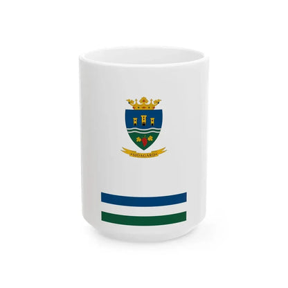 Flag of Sioagard (Hungary) White Coffee Mug 15oz - Go Mug Yourself