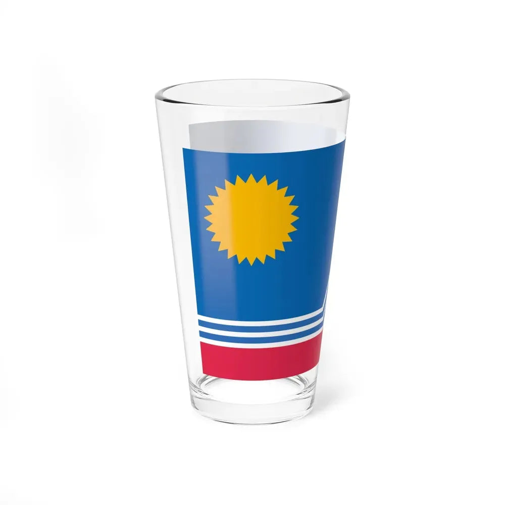 Flag of Sioux Falls, South Dakota - Pint Glass 16oz - Go Mug Yourself