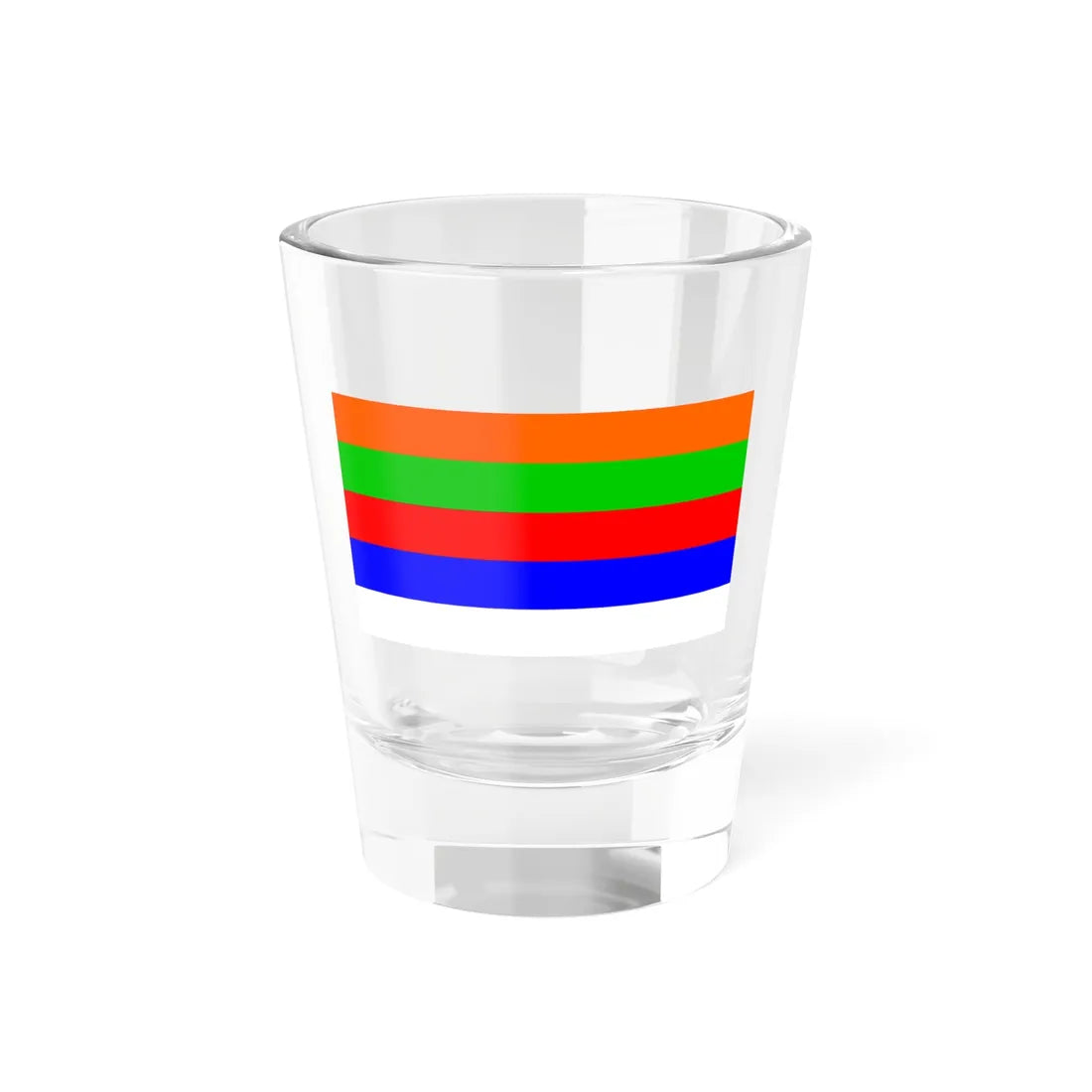 Flag of Sirohi (India) Shot Glass 1.5oz 1.5oz - Go Mug Yourself
