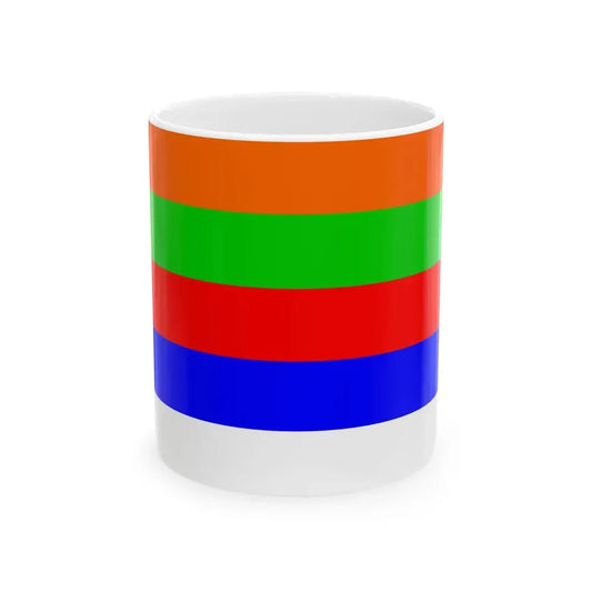 Flag of Sirohi (India) White Coffee Mug 11oz - Go Mug Yourself