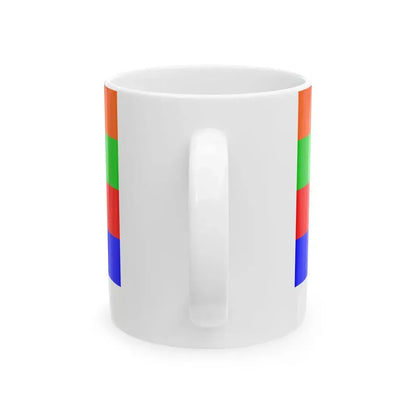Flag of Sirohi (India) White Coffee Mug - Go Mug Yourself