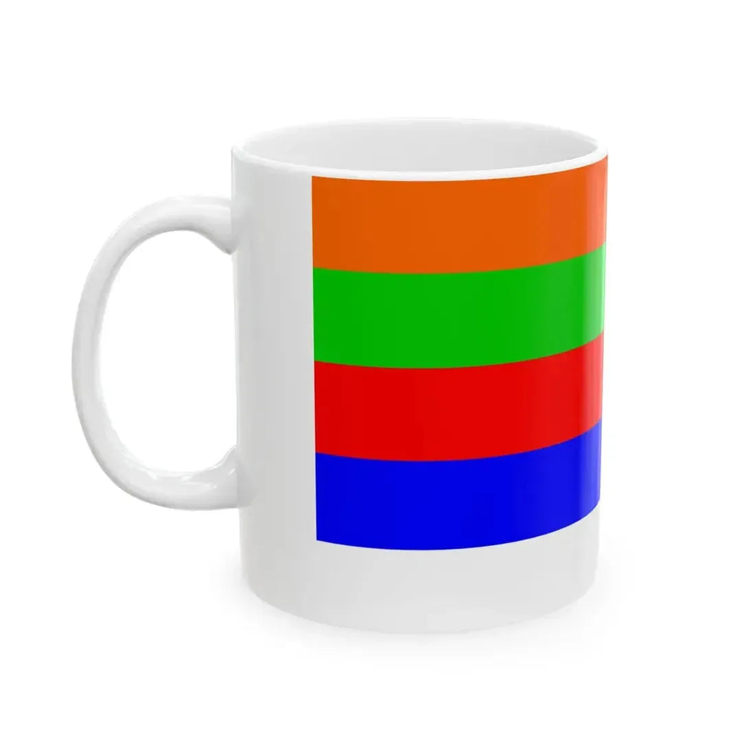 Flag of Sirohi (India) White Coffee Mug - Go Mug Yourself