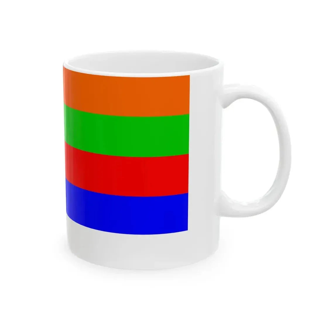 Flag of Sirohi (India) White Coffee Mug - Go Mug Yourself
