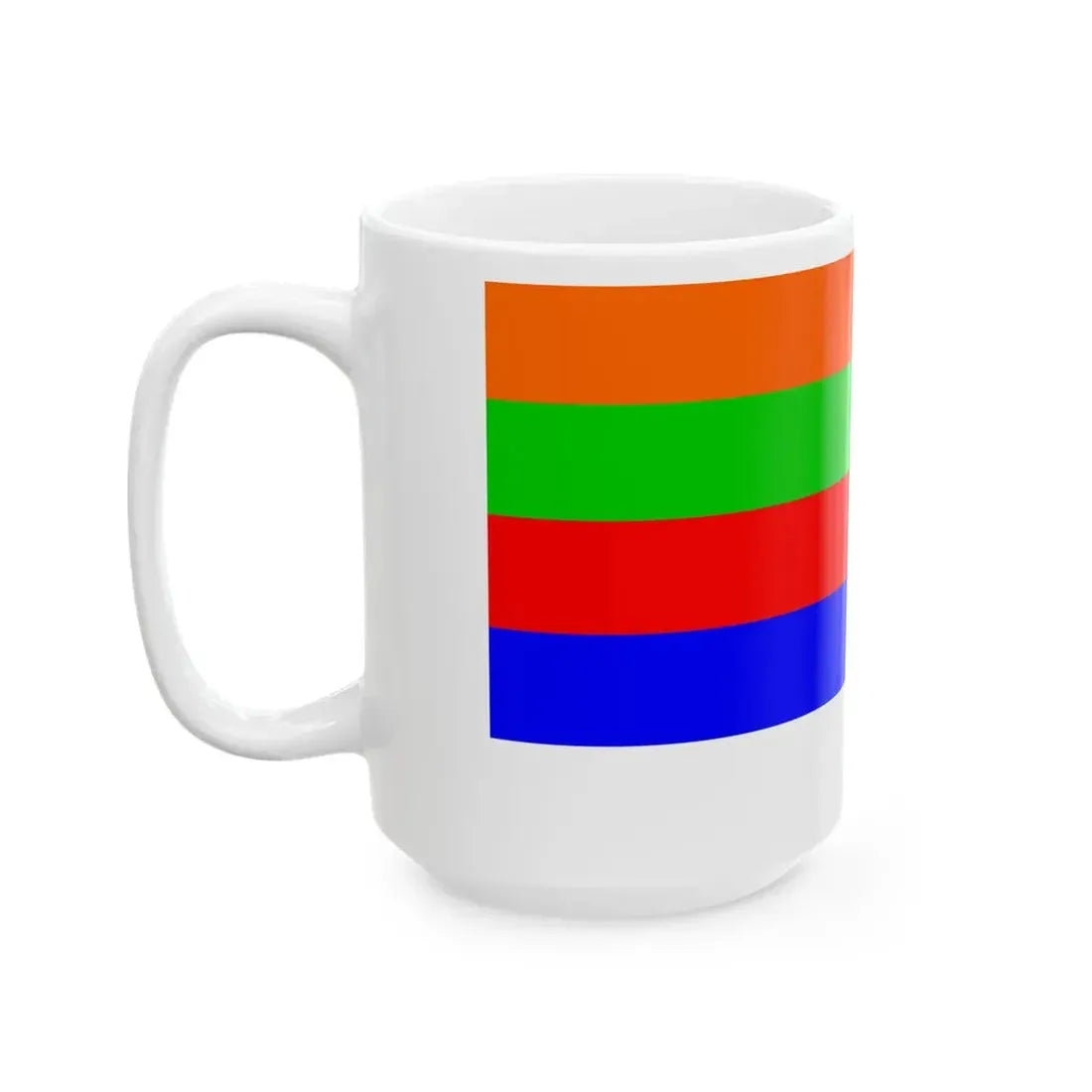 Flag of Sirohi (India) White Coffee Mug - Go Mug Yourself