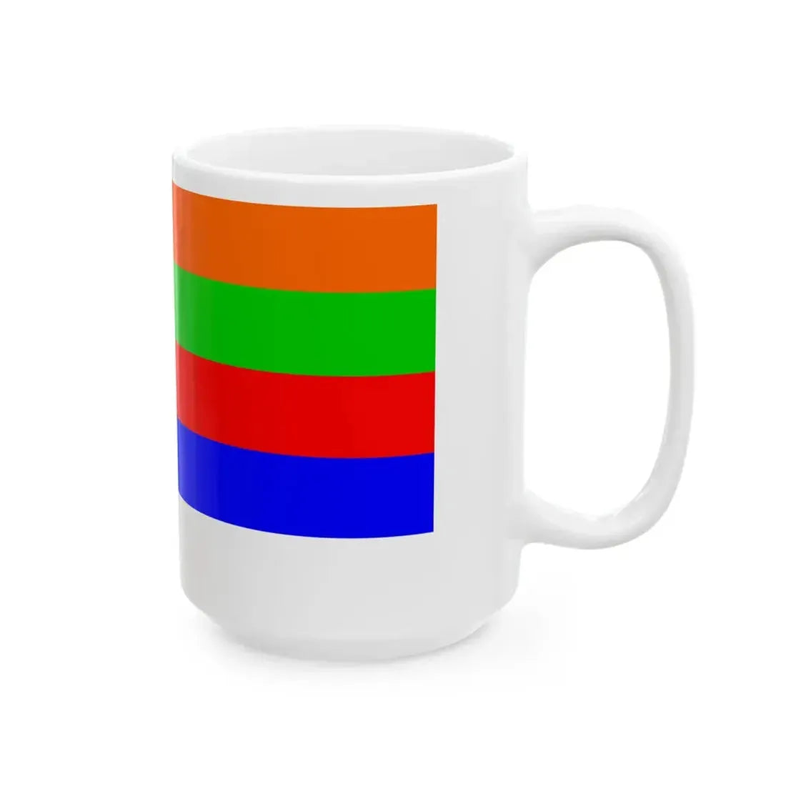 Flag of Sirohi (India) White Coffee Mug - Go Mug Yourself