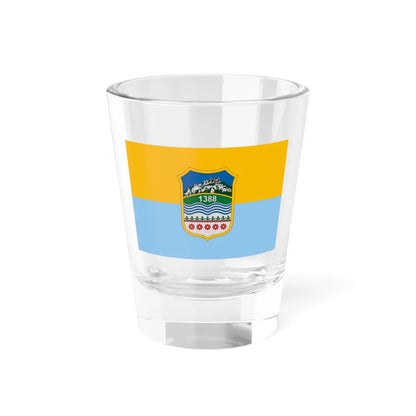 Flag of Sirok (Hungary) Shot Glass 1.5oz 1.5oz - Go Mug Yourself