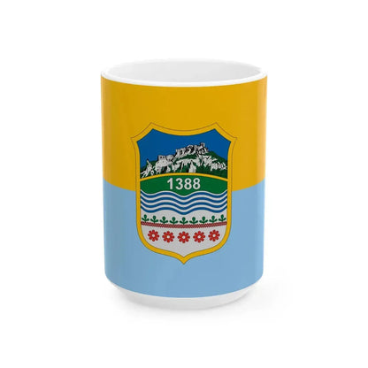 Flag of Sirok (Hungary) White Coffee Mug 15oz - Go Mug Yourself