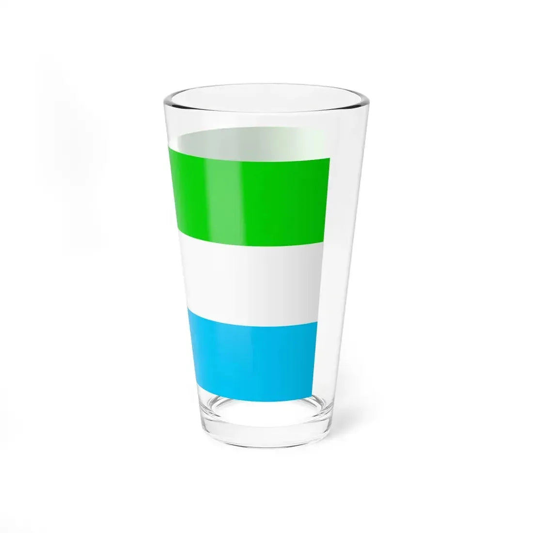 Flag of Sitabamba Peru (Peru) Pint Glass 16oz - Go Mug Yourself