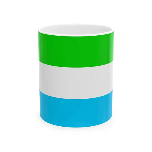 Flag of Sitabamba Peru (Peru) White Coffee Mug 11oz - Go Mug Yourself