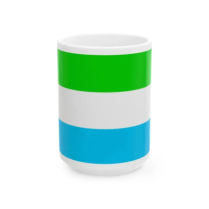 Flag of Sitabamba Peru (Peru) White Coffee Mug 15oz - Go Mug Yourself