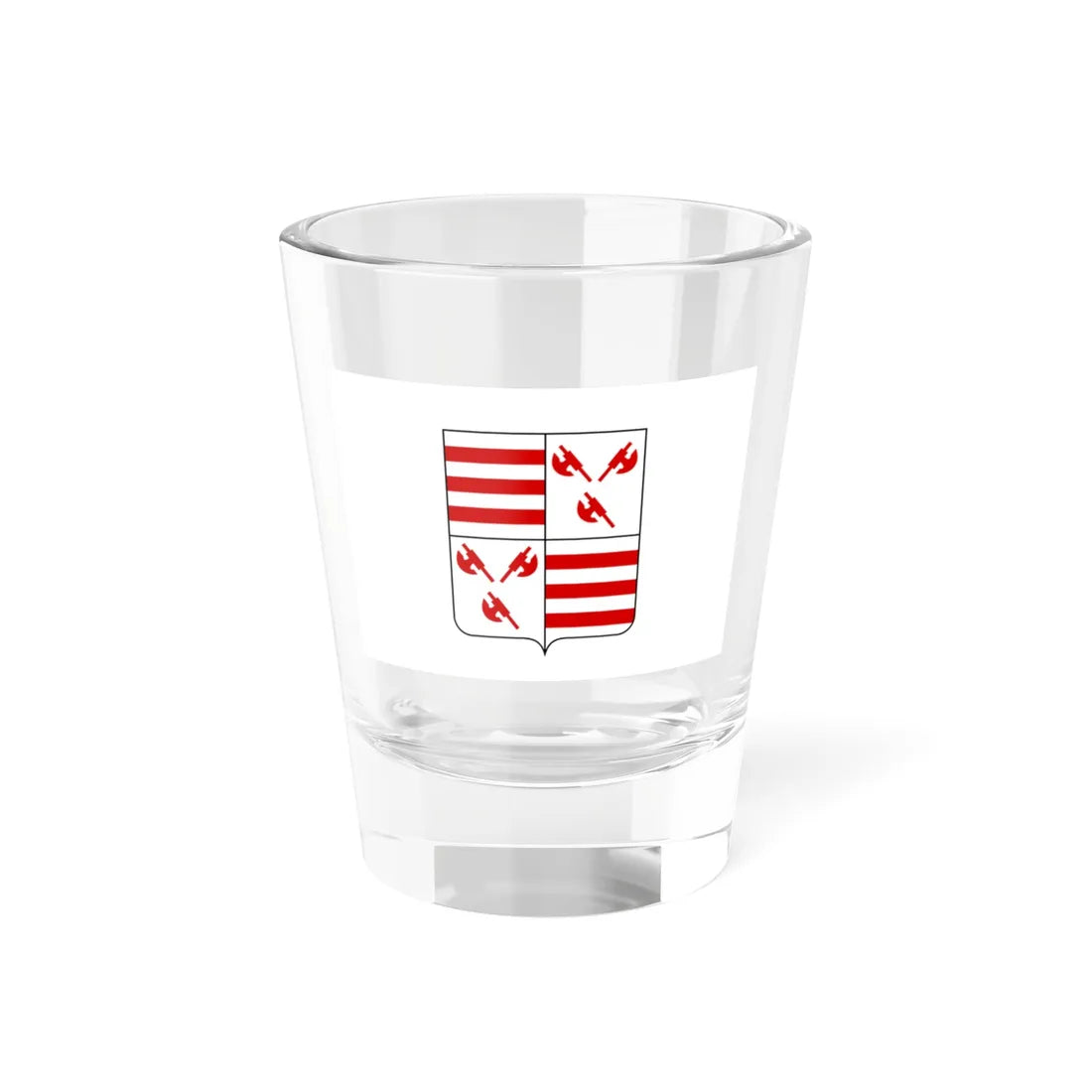 Flag of Sivry-Rance (Belgium) Shot Glass 1.5oz 1.5oz - Go Mug Yourself