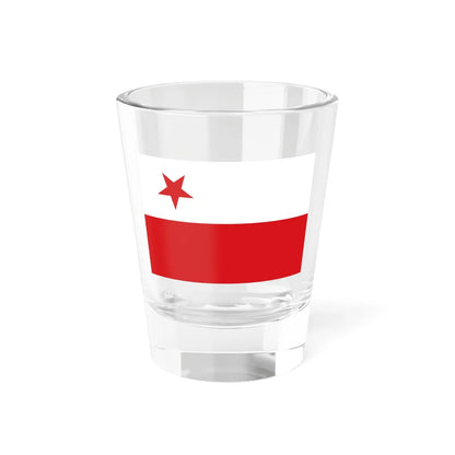 Flag of SK Slavia Prague (Czech Republic) Shot Glass 1.5oz 1.5oz - Go Mug Yourself