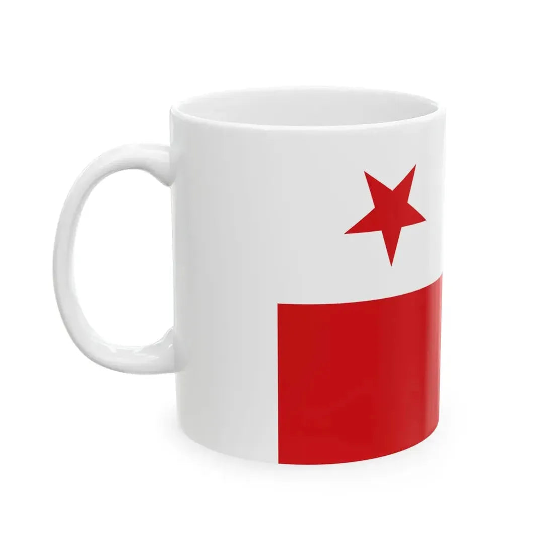 Flag of SK Slavia Prague (Czech Republic) White Coffee Mug - Go Mug Yourself