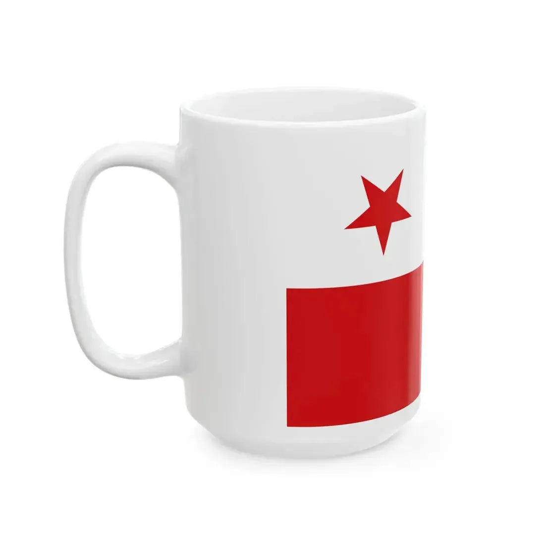 Flag of SK Slavia Prague (Czech Republic) White Coffee Mug - Go Mug Yourself
