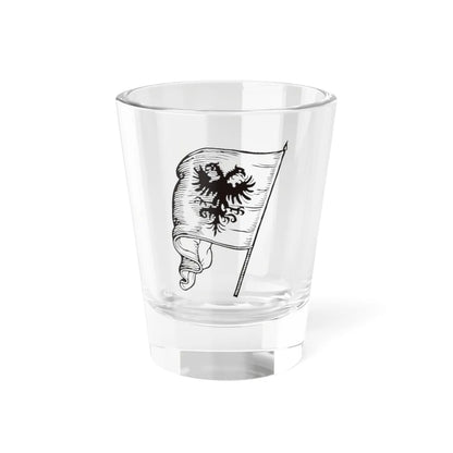 Flag of Skanderbeg by Hieronymus Henninges 1598 (Albania) Shot Glass 1.5oz 1.5oz - Go Mug Yourself