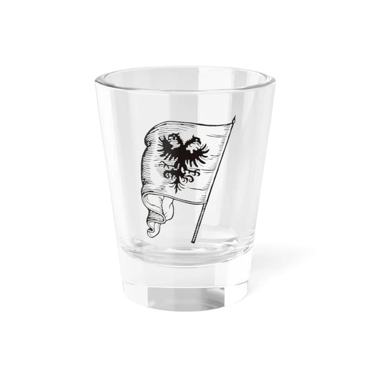 Flag of Skanderbeg by Hieronymus Henninges 1598 (Albania) Shot Glass 1.5oz 1.5oz - Go Mug Yourself