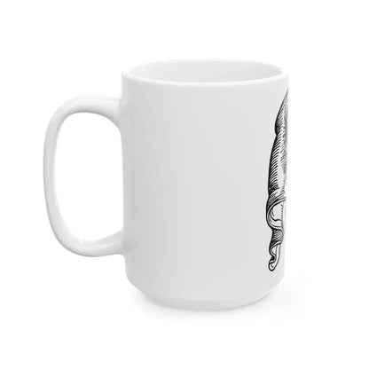 Flag of Skanderbeg by Hieronymus Henninges 1598 (Albania) White Coffee Mug - Go Mug Yourself