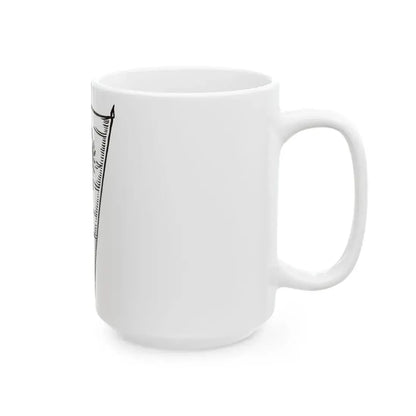 Flag of Skanderbeg by Hieronymus Henninges 1598 (Albania) White Coffee Mug - Go Mug Yourself