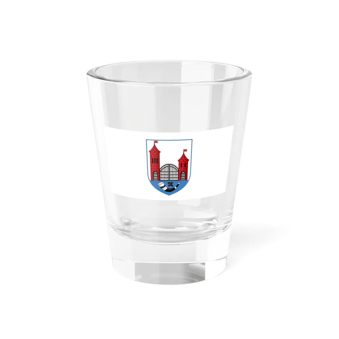 Flag of Skidal Belarus (Belarus) Shot Glass 1.5oz 1.5oz - Go Mug Yourself